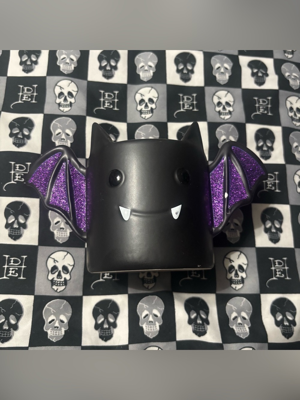 Bath & Body Works Halloween Black Bat Candle Holder